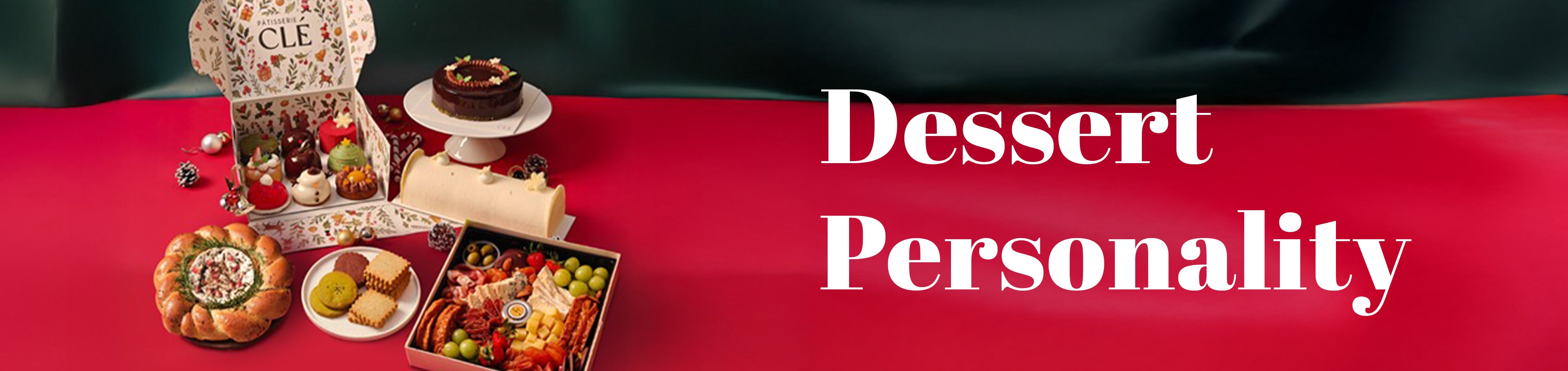 banner of dessert pairing personality