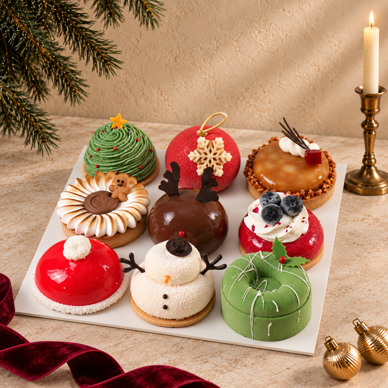 Christmas Gift Box from Pâtisserie CLÉ's 2026 Christmas collection