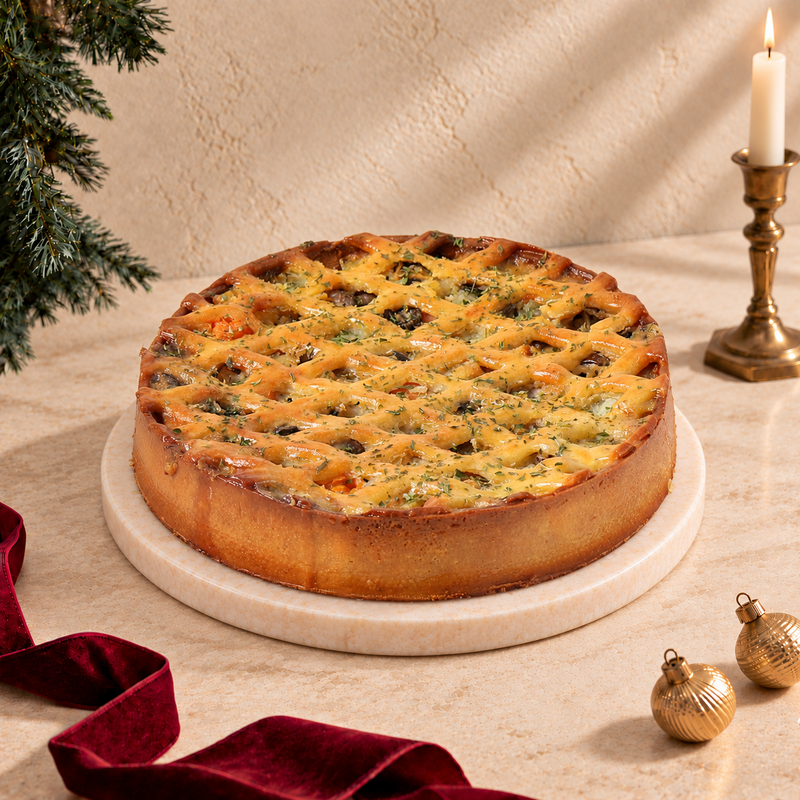 Creamy Chicken Pie from Pâtisserie CLÉ's 2026 Christmas collection