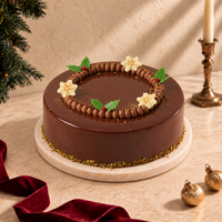 Pistachio Chocolate Christmas Cake