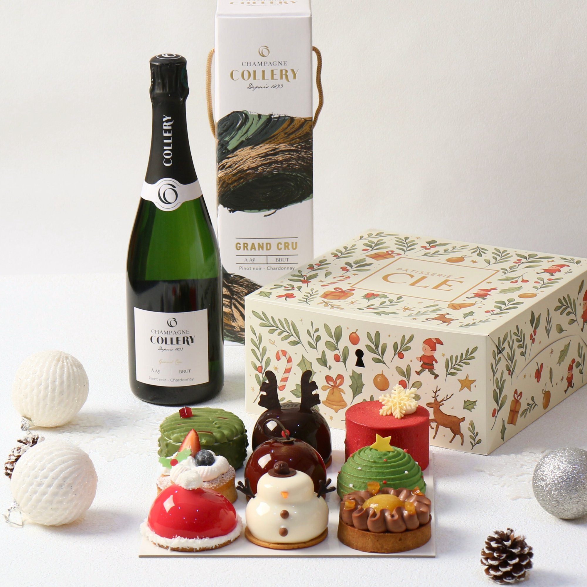 Christmas Gift Box & Champagne Pairing