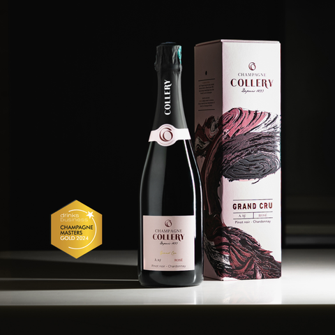 christmas gift idea: Champagne Collery Rosé Brut Grand Cru
