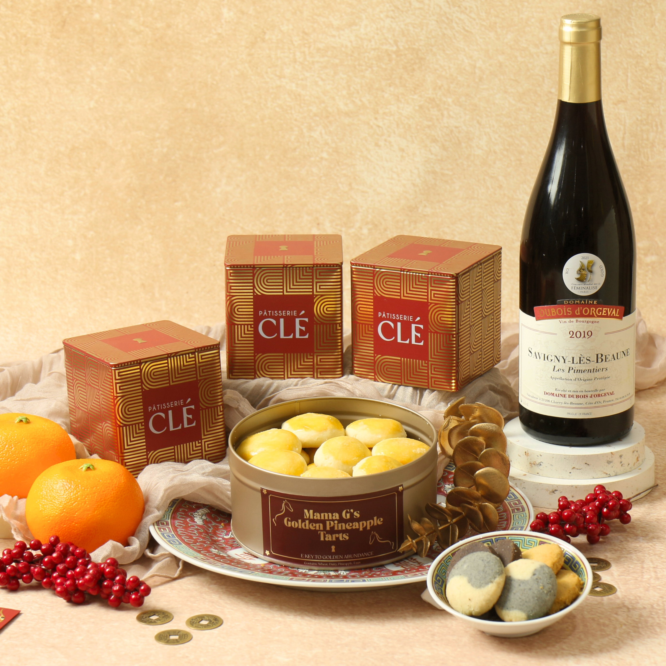 Prosperity Wine Hamper - CNY gift