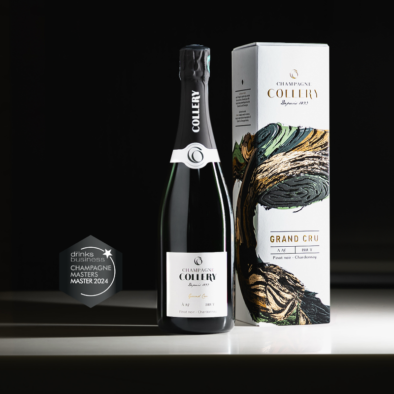 Champagne Collery Grand Cru from Pâtisserie CLÉ's 2026 Christmas collection